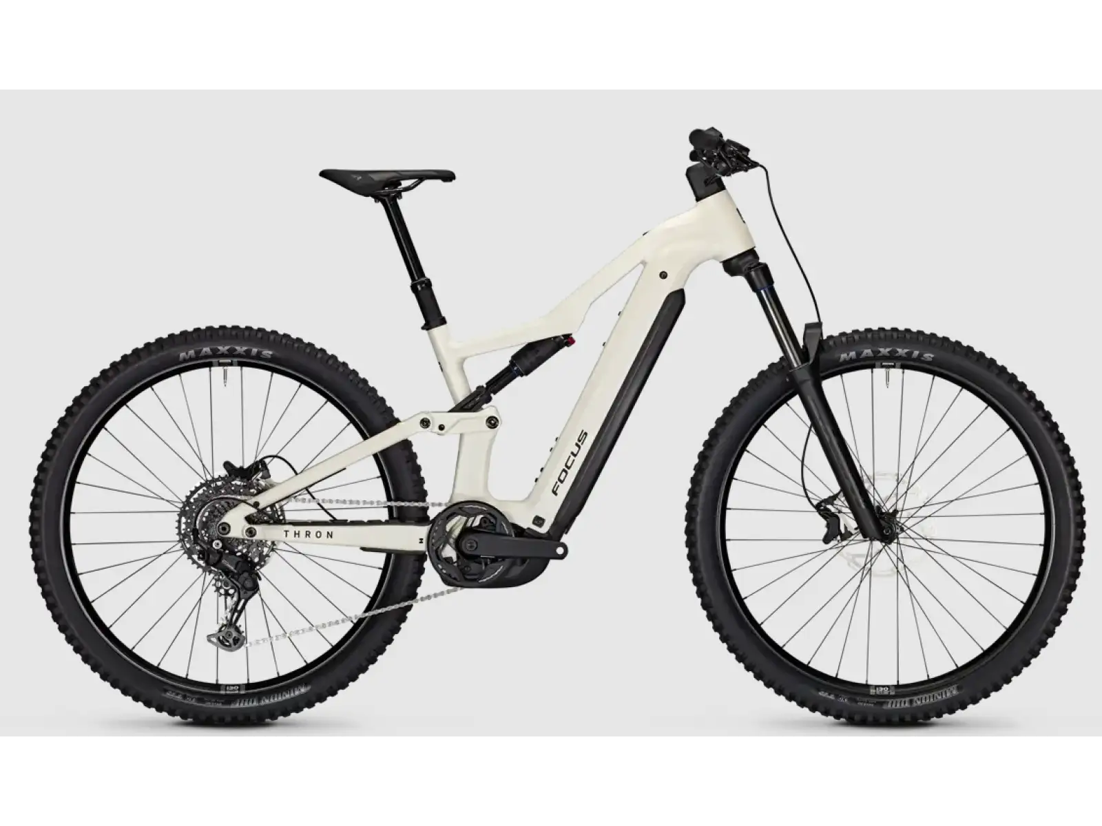 Focus THRON 7 800Wh vollgefedertes E-Bike Champagne matt