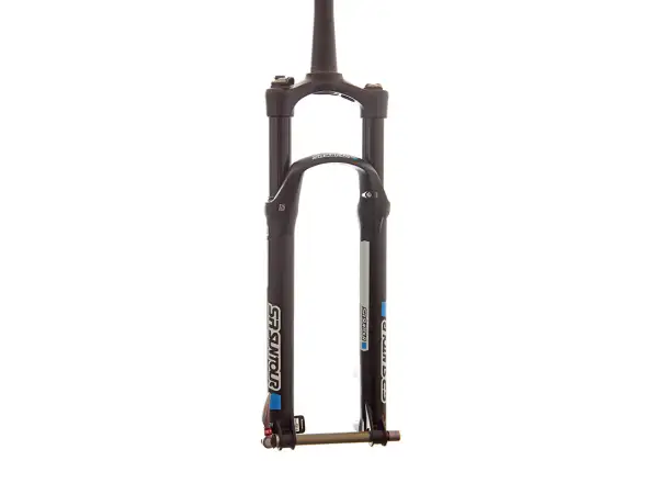 SR Suntour Axon 32 RL-RC 100 mm 27,5" Boost Federgabel in Schwarz