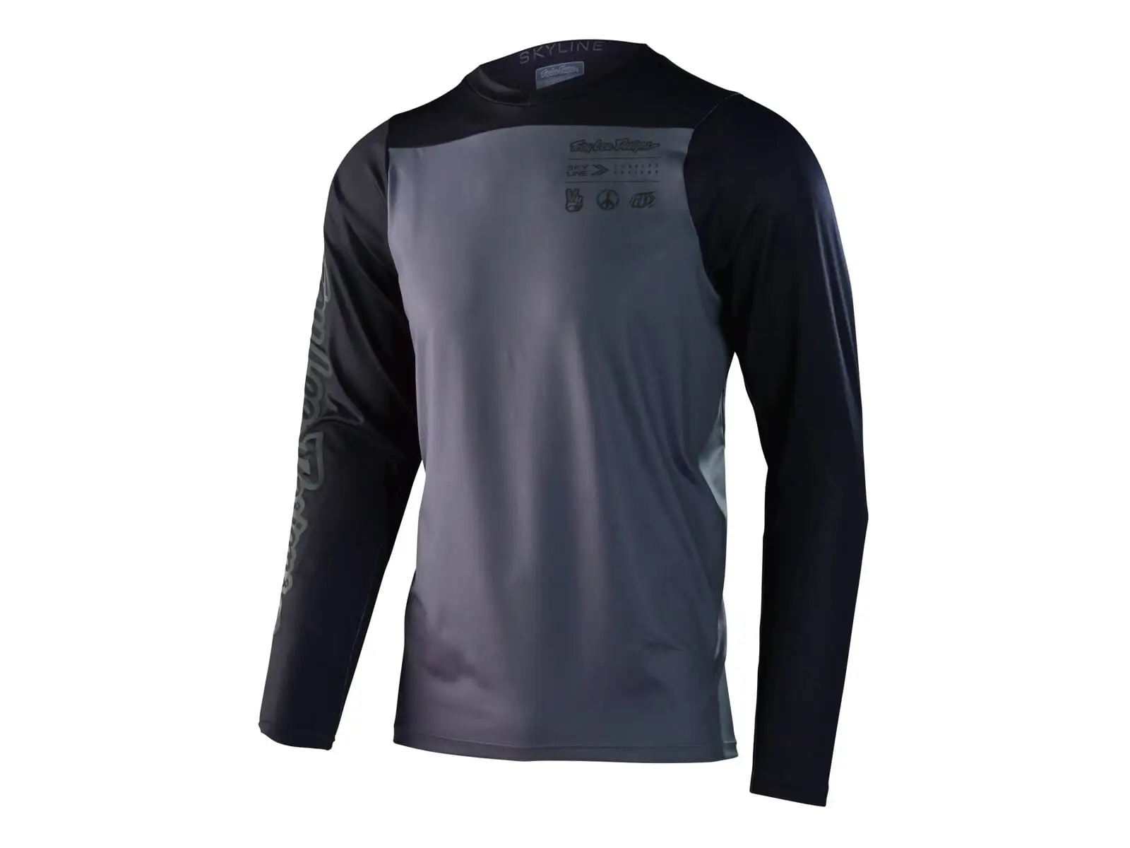 Troy Lee Designs Skyline Chill Herren Langarmshirt Charcoal Größe M