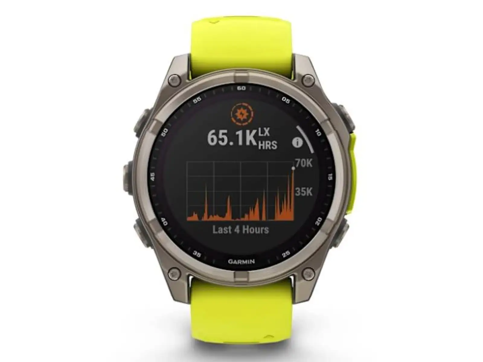 Garmin fenix 8 - 51 mm Solar Sapphire Smartwatch Titanium Yellow/Graphite