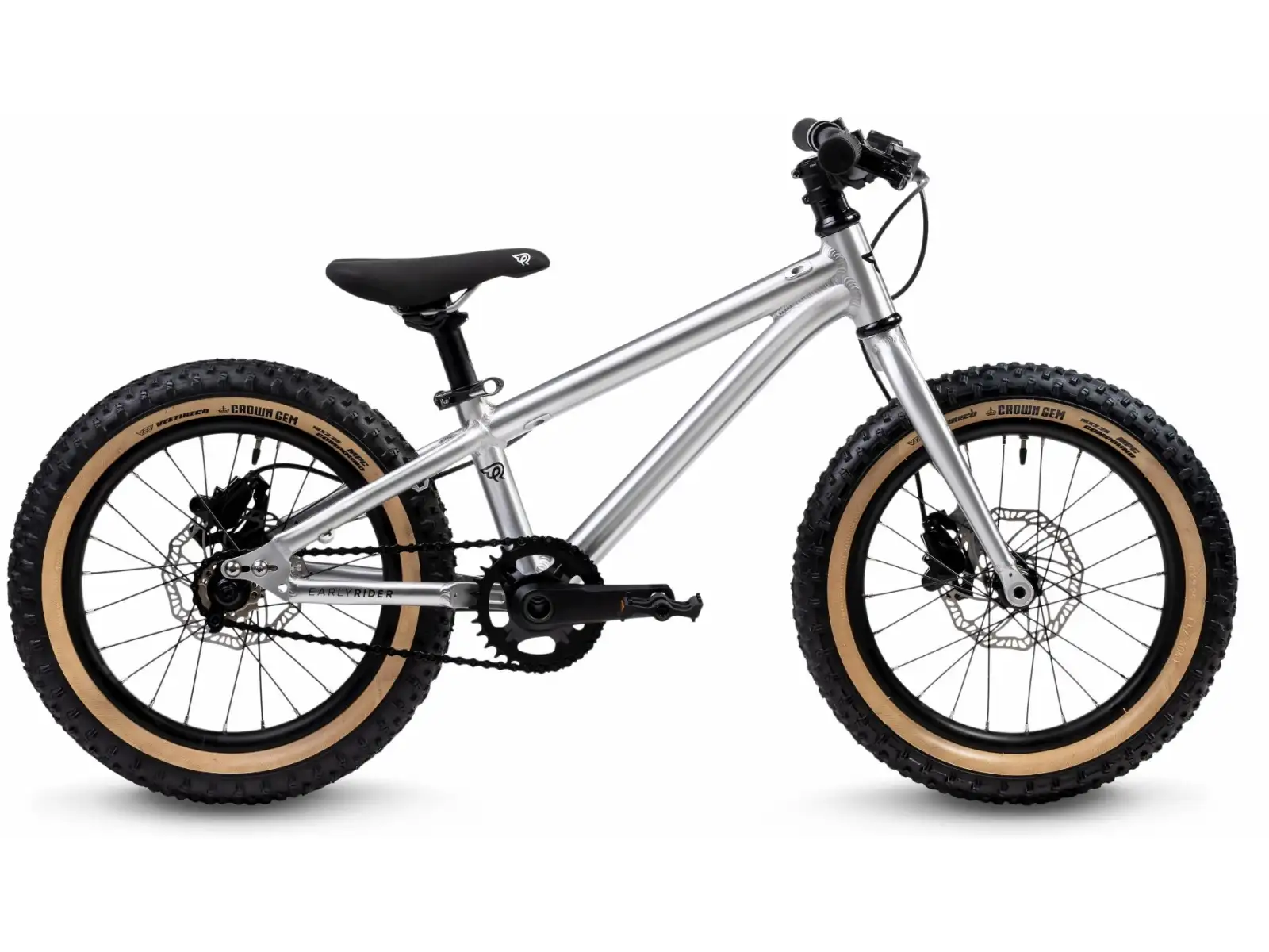 Early Rider Hellion 16 Kinderfahrrad Gebürstetes Aluminium