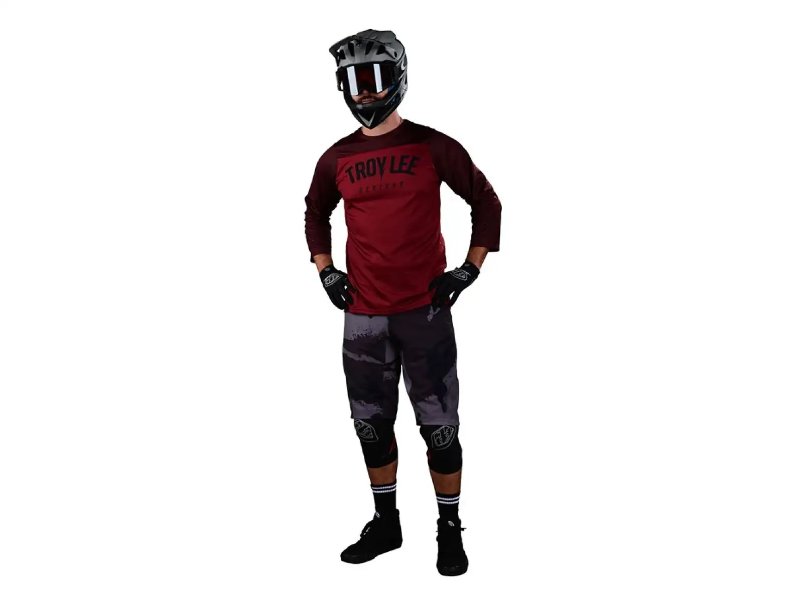 Troy Lee Designs Ruckus Herrentrikot 3/4 Ärmel Camber Ochsenblut