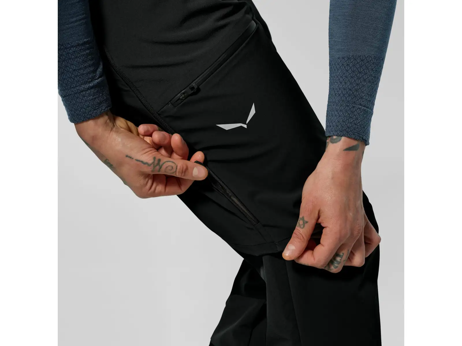 Salewa Ortles Durastretch/Stormwall Damenhose Black Out