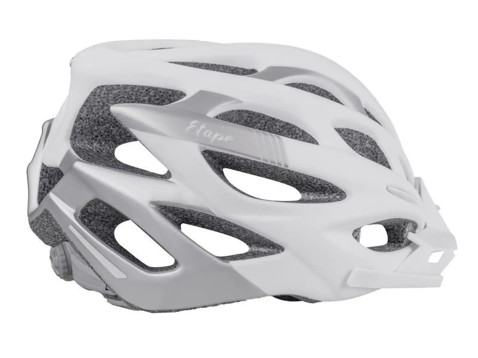 Etape Vesper Damen-Fahrradhelm – Weiß/Grau matt