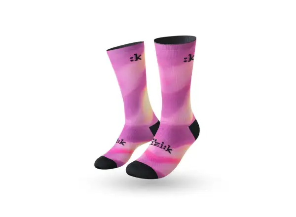 Fizik Faded Fahrradsocken violett/gelb