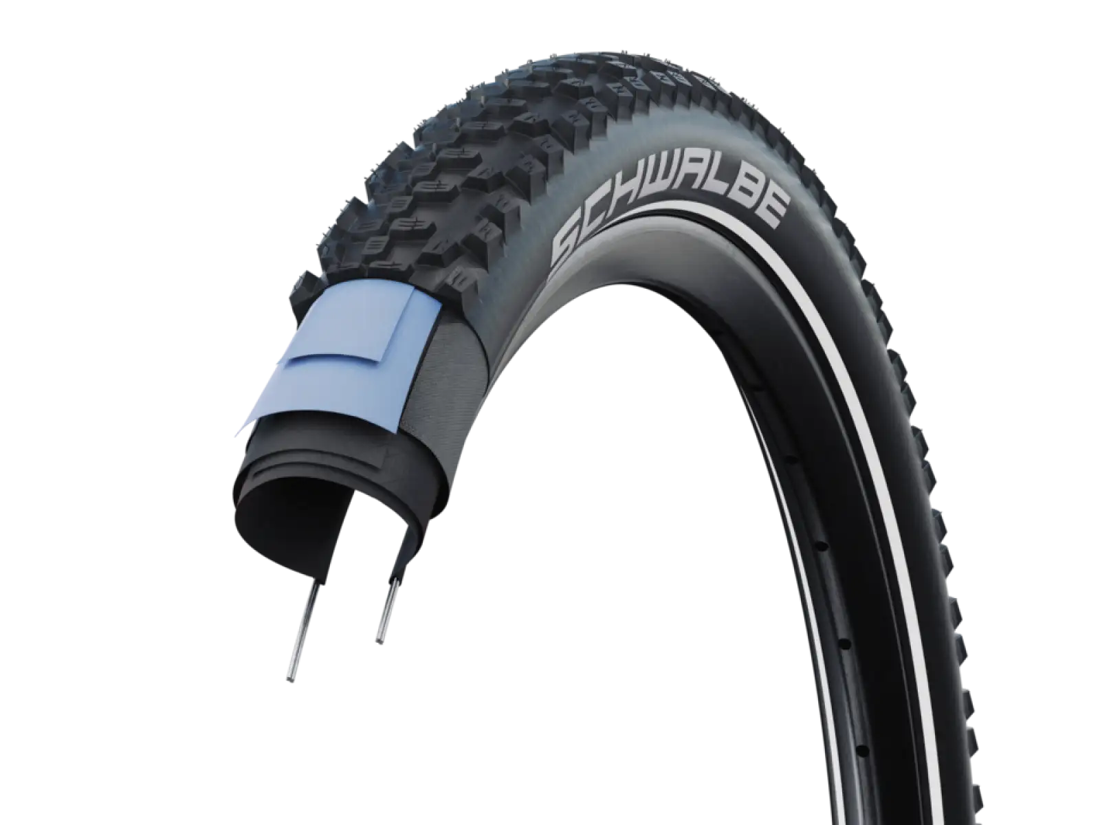 Schwalbe Smart Sam Performance E-50 Addix 20x1,75" MTB Reifen Kevlar schwarz/reflex