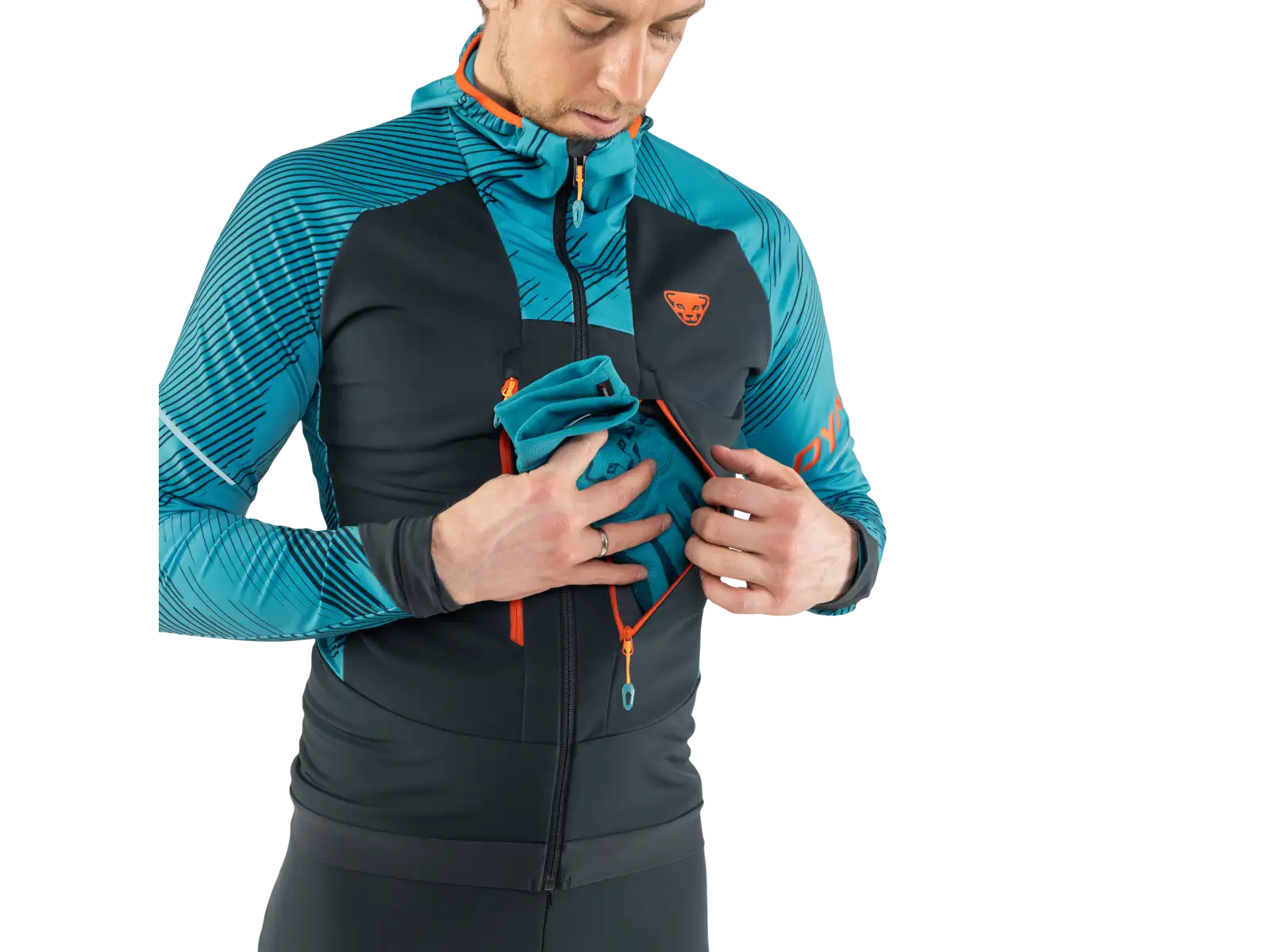 Dynafit Mezzalama Race Herren Skitourenjacke Storm Blue