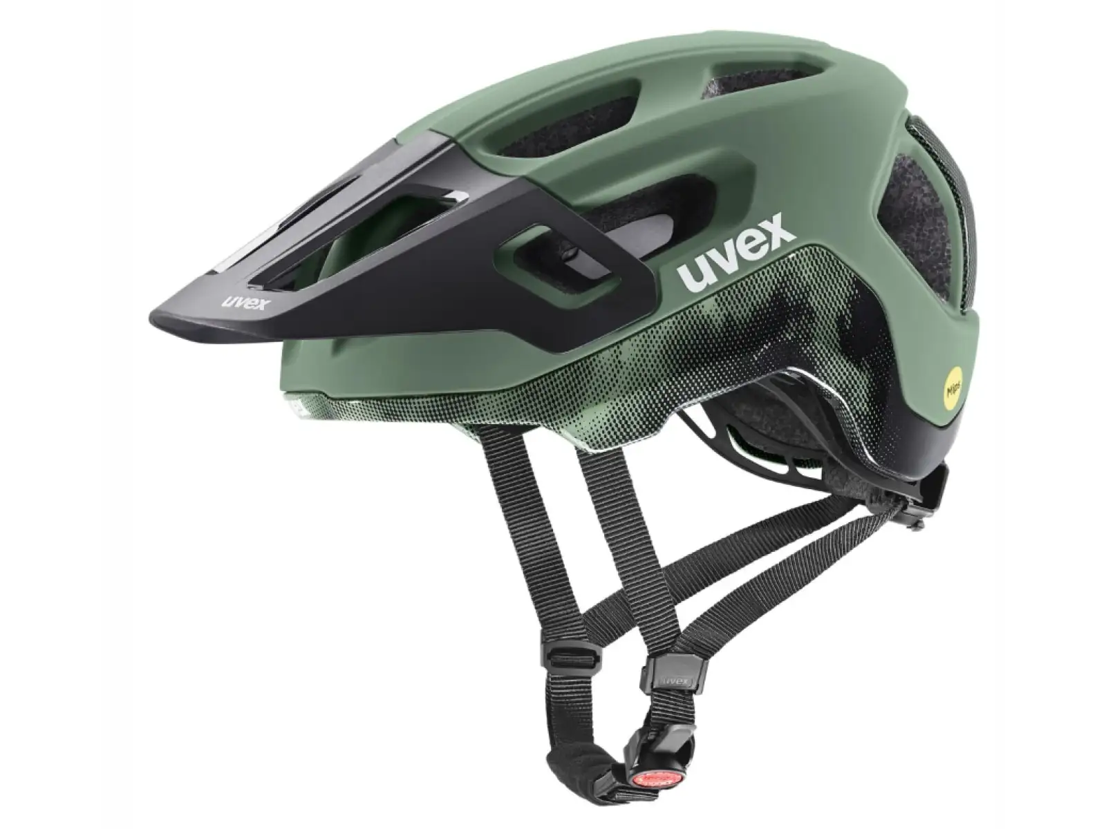 Uvex React MIPS MTB Helm Moss Green/Black Matt