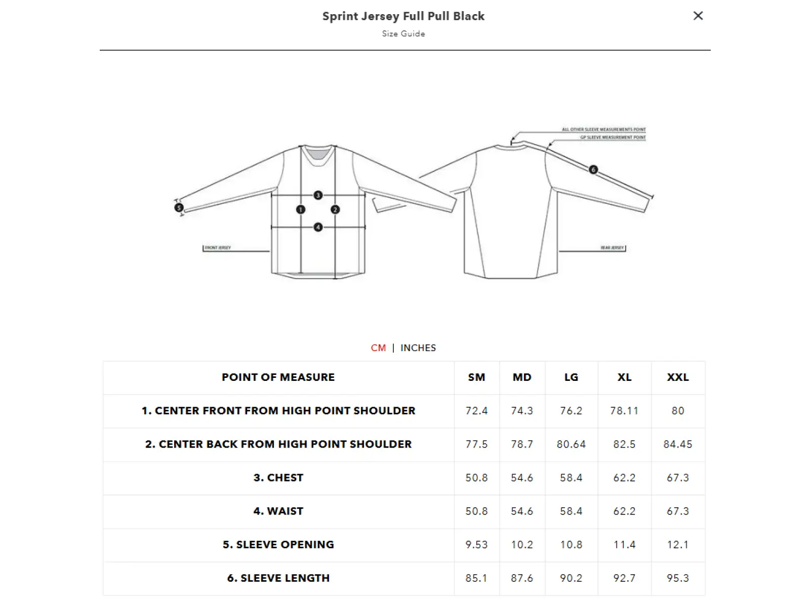 Troy Lee Designs Sprint Full Pull Herren Trikot Langarm Black