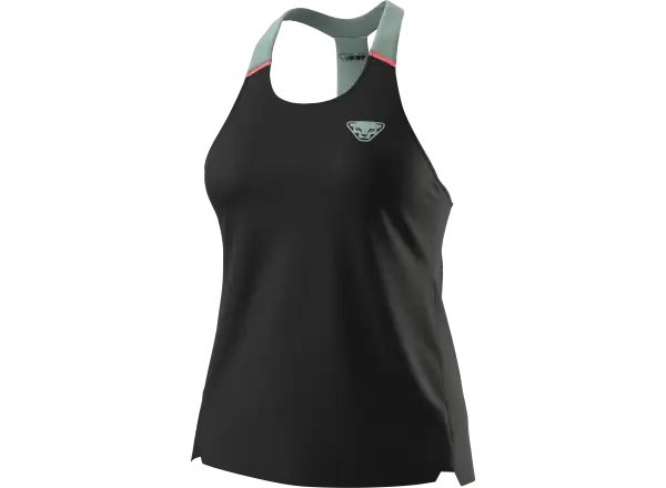 Dynafit Sky Damen Lauf-Top Black Out/Jadelite