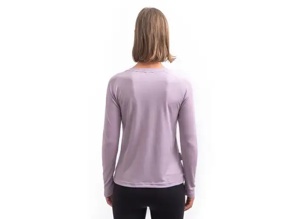 Sensor Merino Blend Elements Damen Langarmshirt Mystic Violet