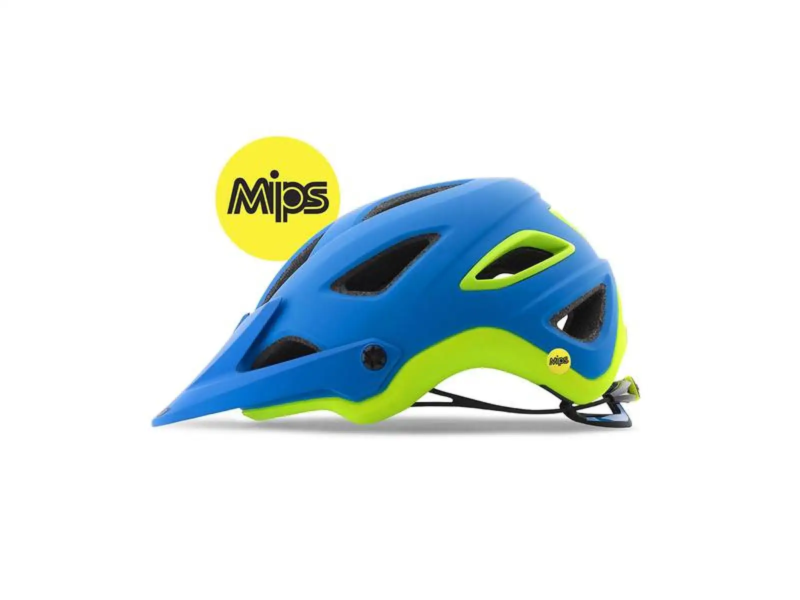 Giro Montaro MIPS Herren-MTB-Helm Mattblau/Limette
