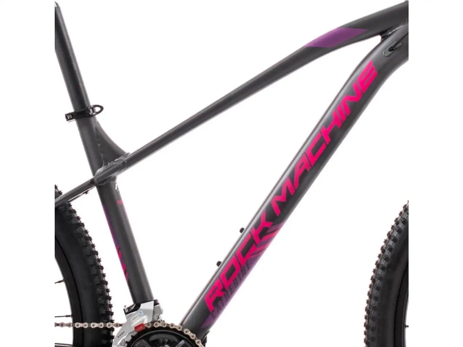 Rock Machine Catherine 10-29 matt Anthrazitgrau/Rosa/Violett Mountainbike