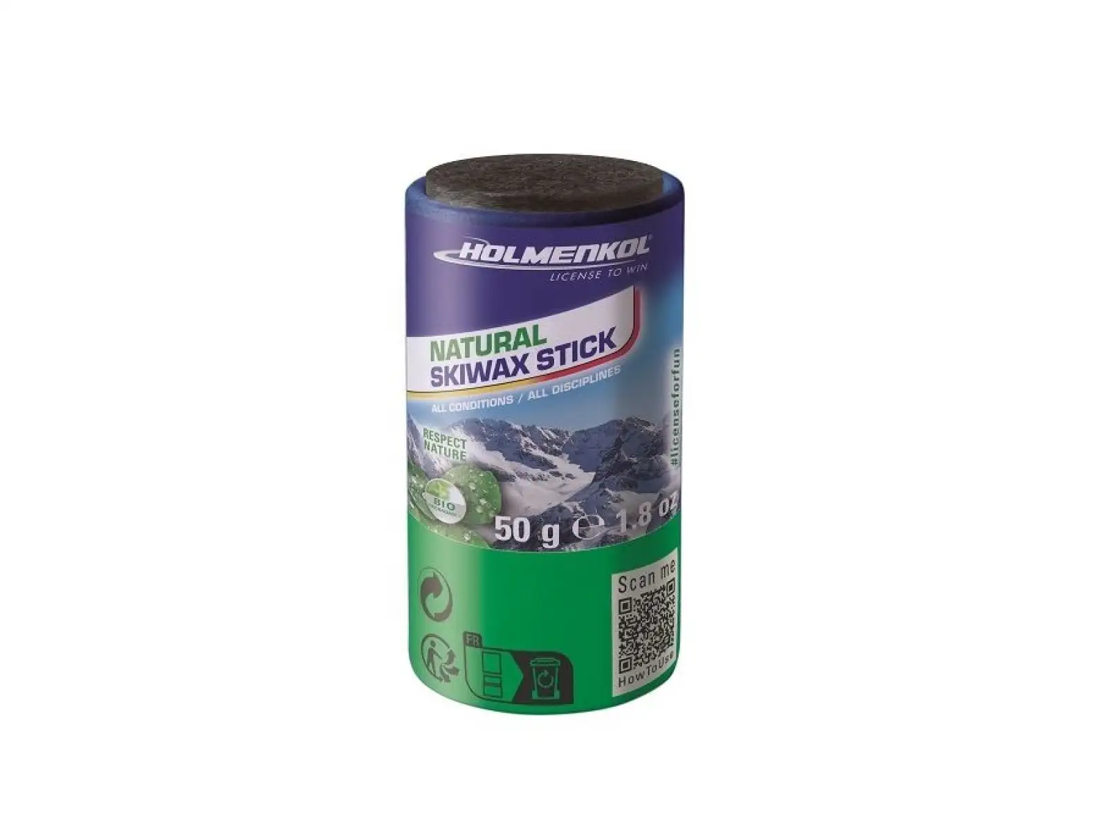 Holmenkol Natural Skiwax Stick Gleitwachs 50 g
