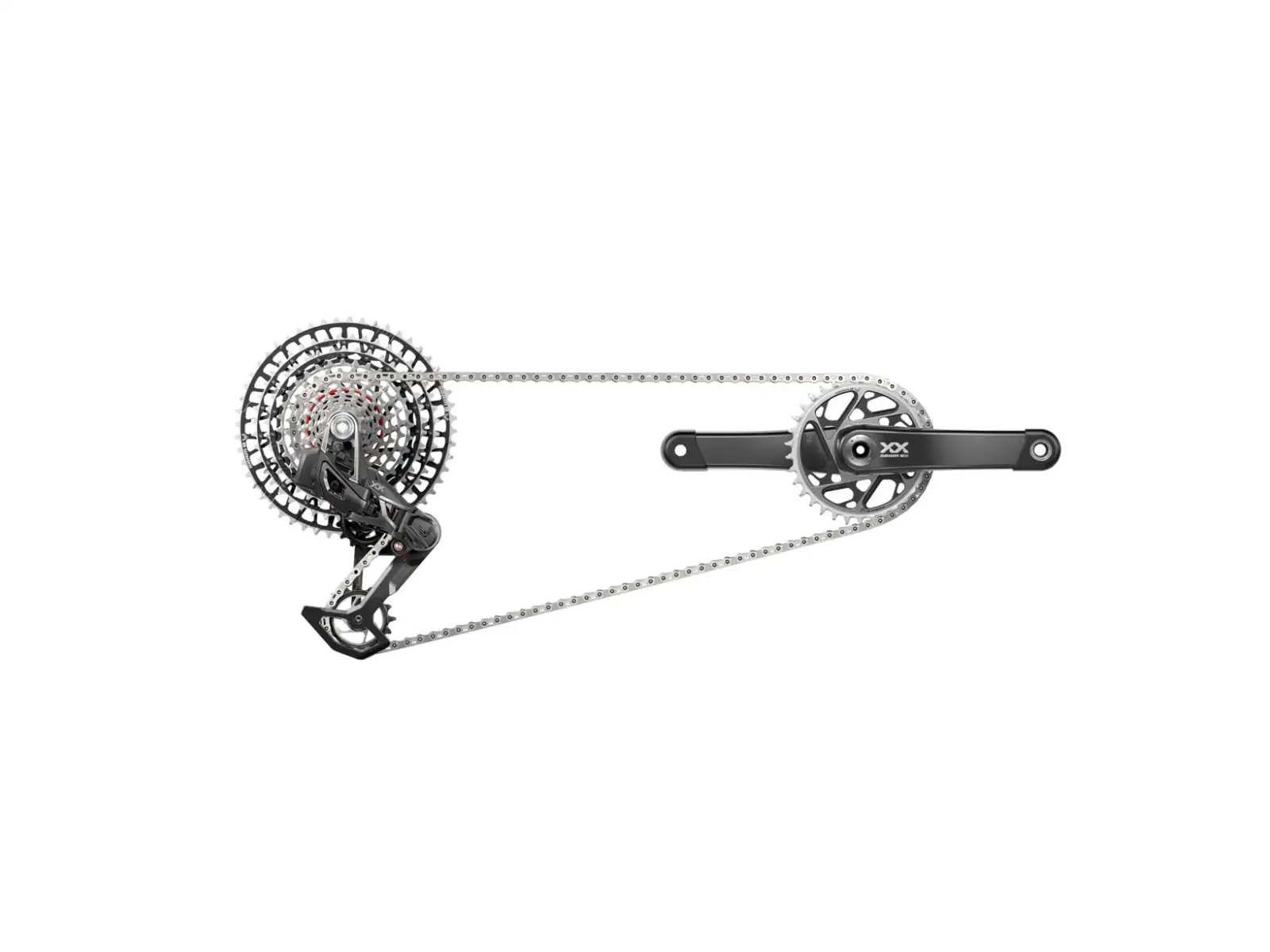 Sram XX SL Eagle Transmission T-Type AXS Gruppe