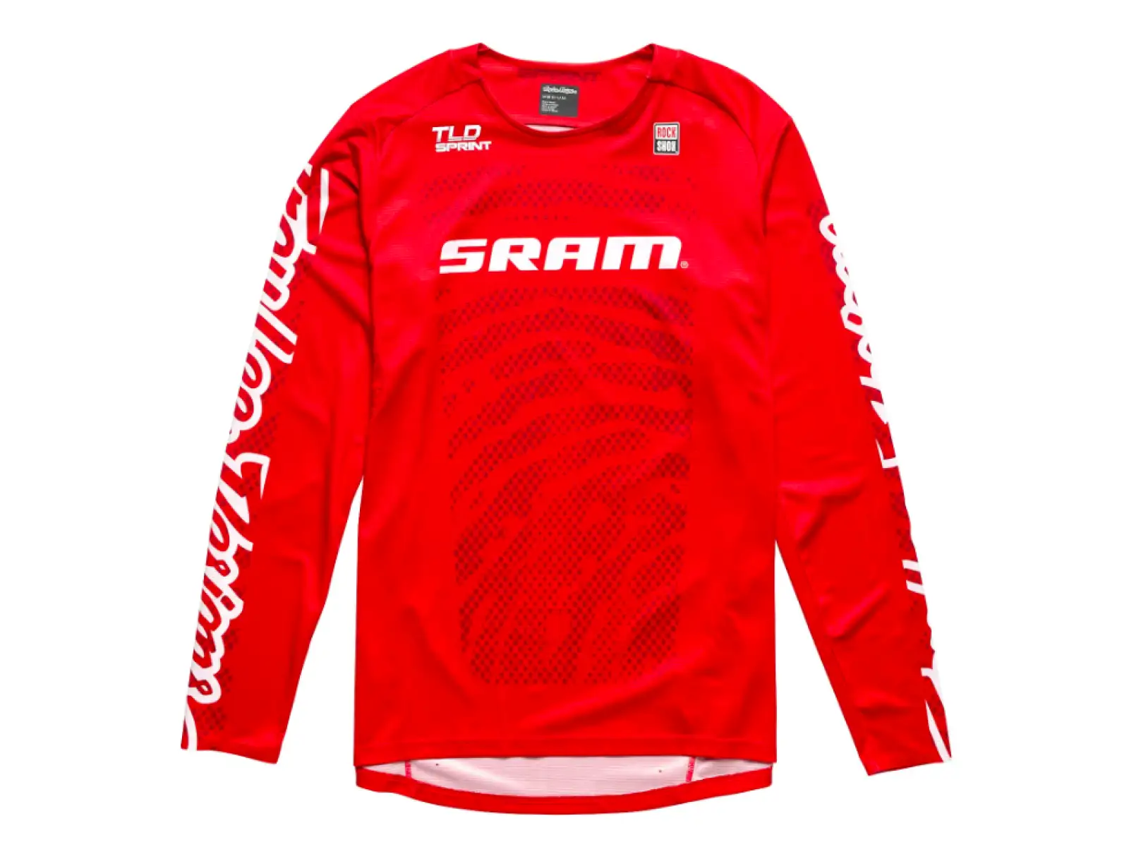 Troy Lee Designs Sprint Sram Shifted Herrentrikot langarm Fiery Red