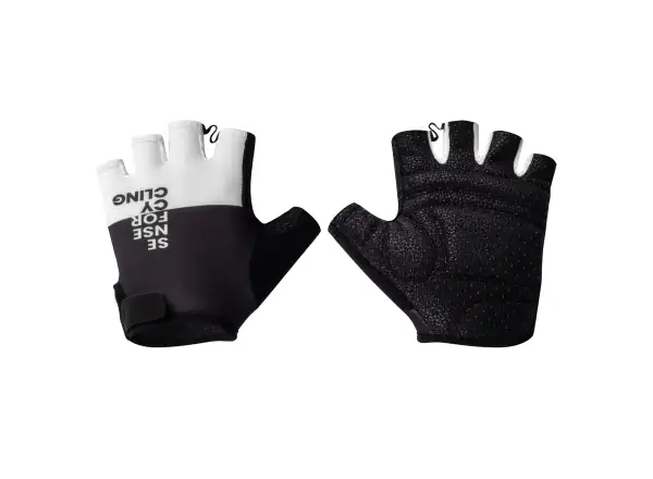Force Fine kurze Handschuhe schwarz/weiß