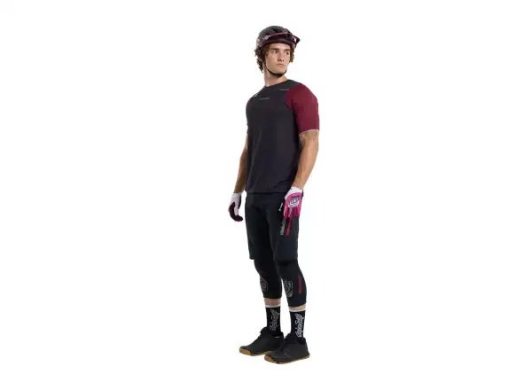 Troy Lee Designs x SRAM Skyline Herren-Trikot kurzarm Radioscape Black/Berry