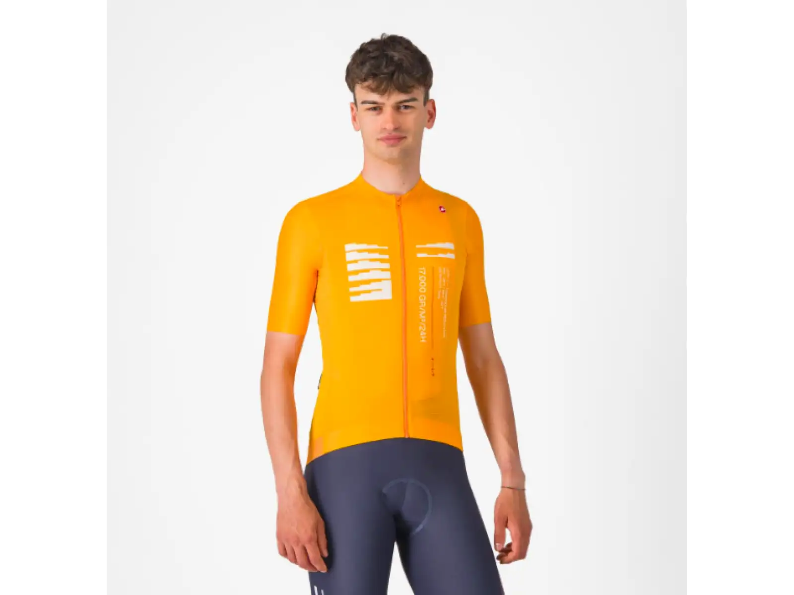 Castelli Espresso R-A/D Herren Trikot kurzarm Vivid Orange