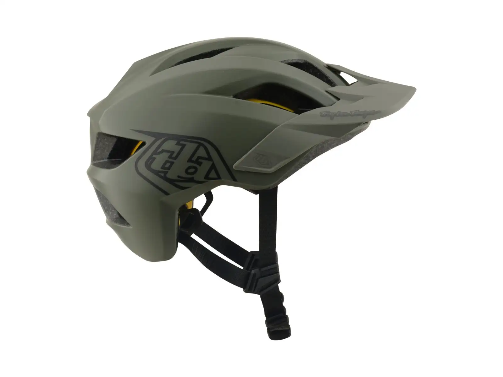 Troy Lee Designs Youth Flowline MIPS Kinderhelm Point Army/Phantom