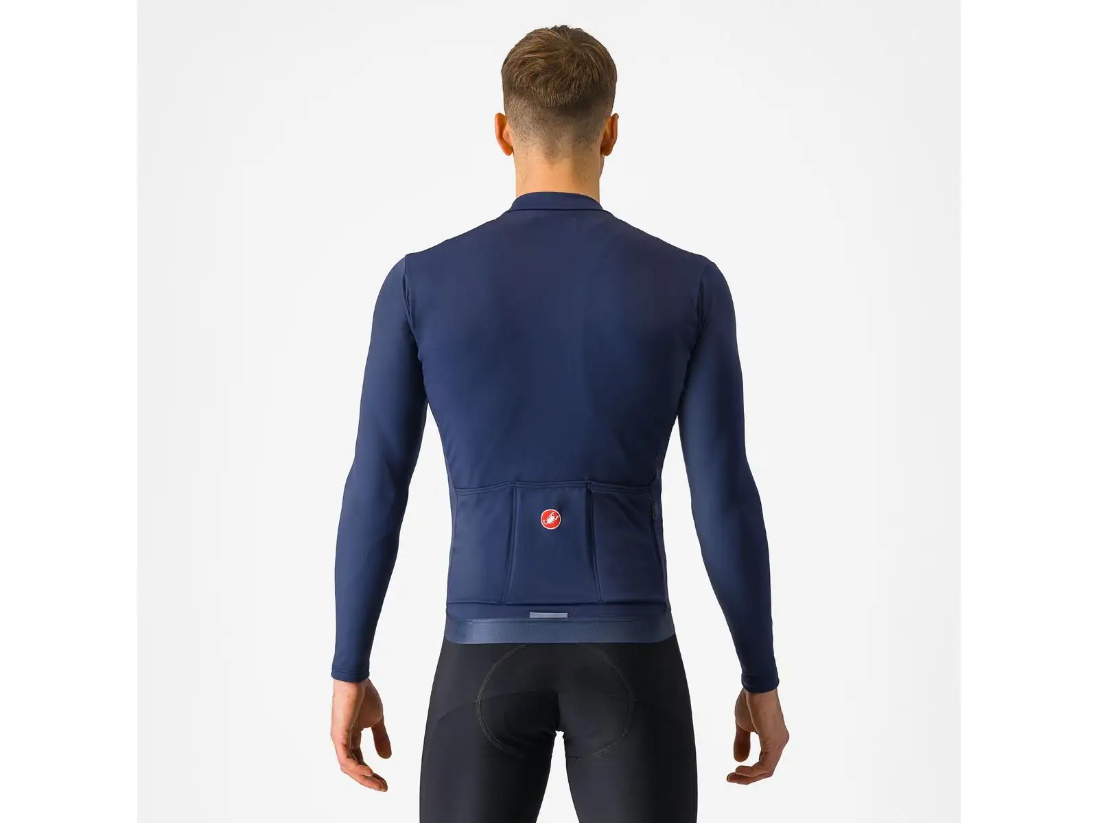 Castelli Espresso Thermal Herrentrikot belgischblau.