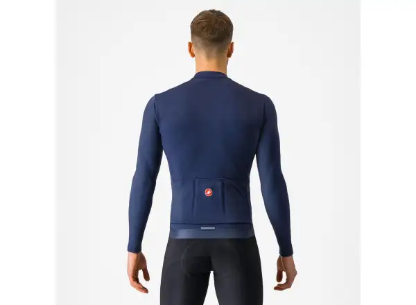 Castelli Espresso Thermal Herrentrikot belgischblau.