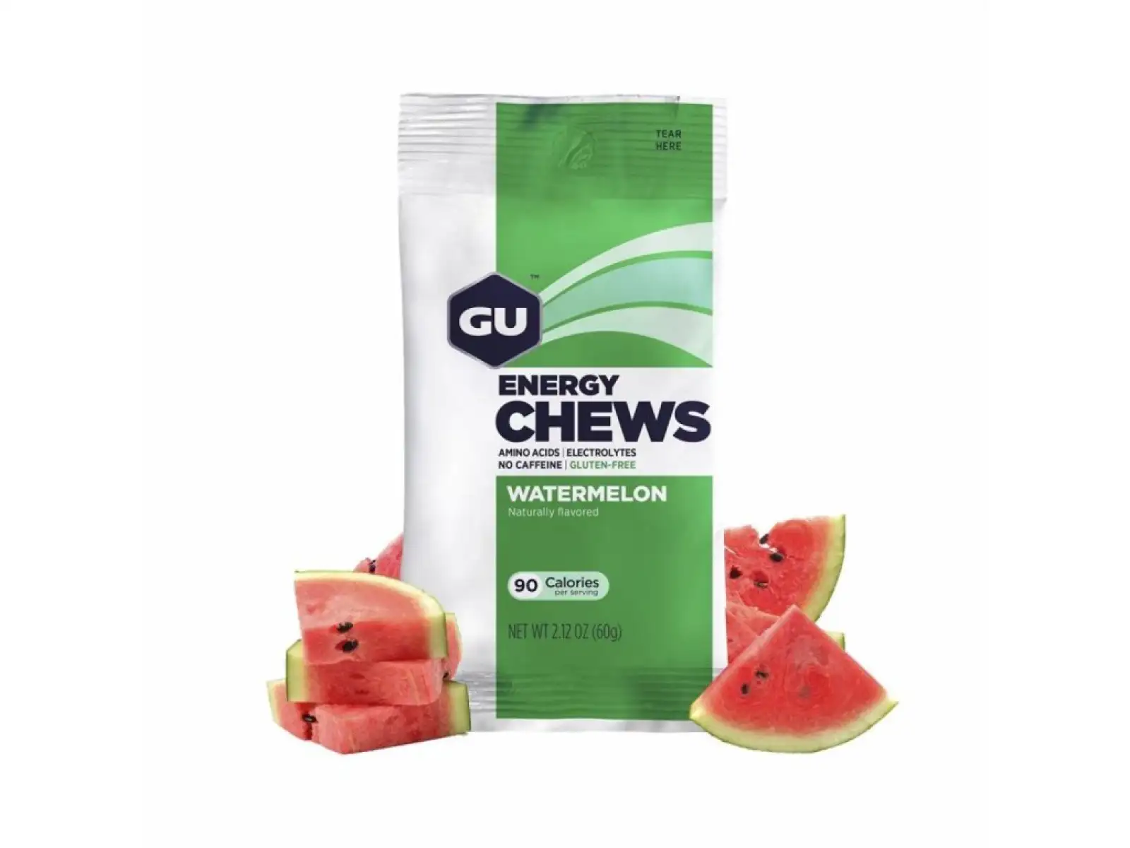 GU Energy Chews Bonbons Wassermelone 60 g