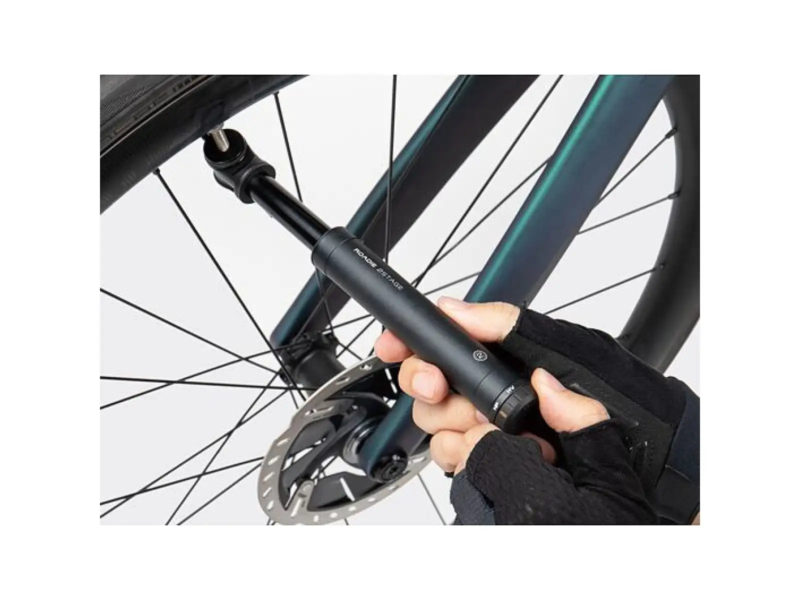 Topeak Roadie 2Stage Mini-Pumpe Schwarz