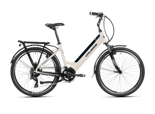 Crussis e-City 1.19 (459 Wh) Tiefeinsteiger E-Citybike grau