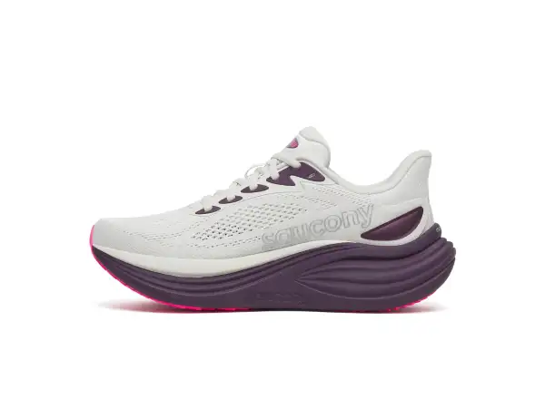 Saucony Triumph 24 Damen-Laufschuhe Quartz/Eggplant