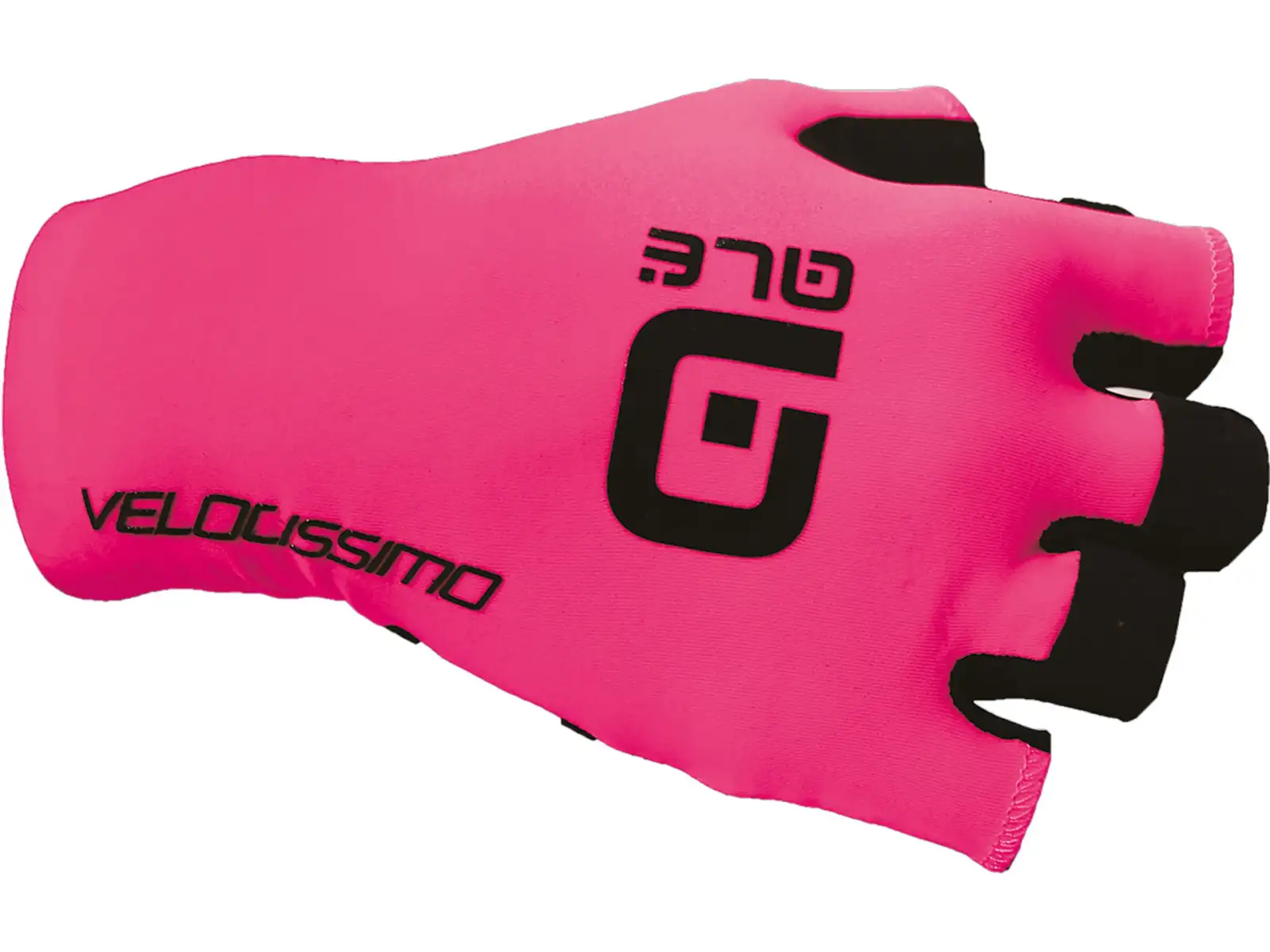 Alé Velocissimo Crono Handschuhe in Fluoreszierendes Pink/Schwarz