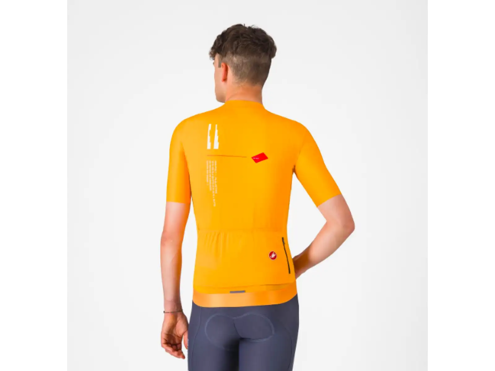 Castelli Espresso R-A/D Herren Trikot kurzarm Vivid Orange