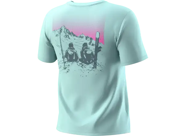 Dynafit Back Graphic Cotton Damen T-Shirt Kurzarm Cloud Blue/Twilight