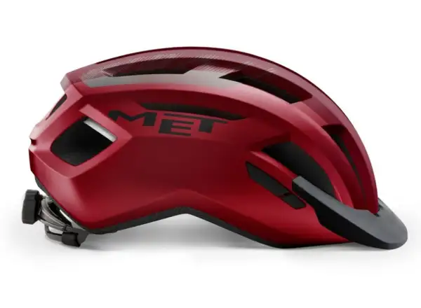 MET ALLROAD Helm Rot/Schwarz Matt