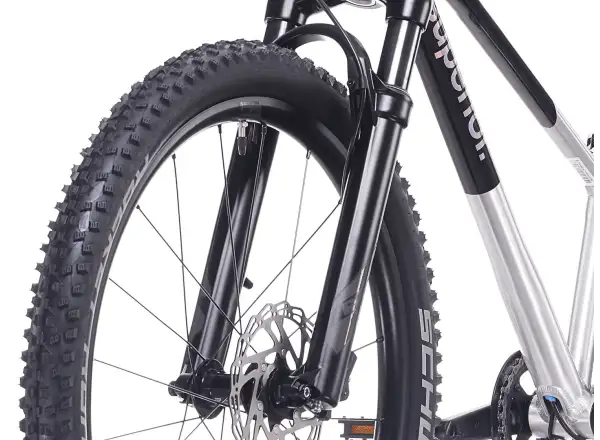Superior TEAM 24 Kinderfahrrad Gloss Brushed Alu / Rainbow Black