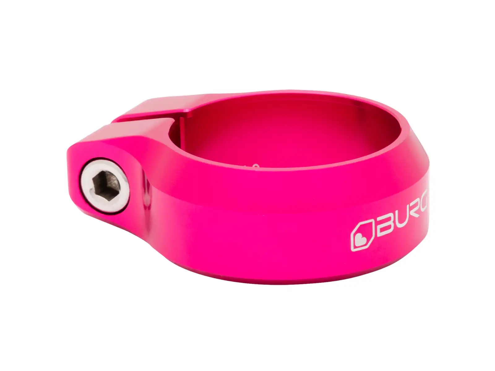 Burgtec Sattelstützenklemme 34,9 mm Toxic Barbie Pink