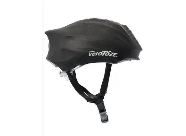 Velotoze Helmüberzug in Schwarz.