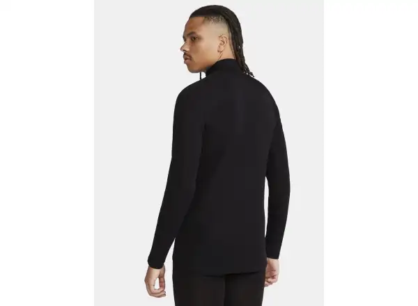 Craft ADV Wool Merino Herren Langarmshirt mit Reißverschluss black