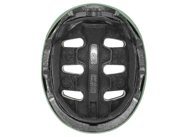 Uvex Kid 4 Style Kinderhelm Bam Moss Green/Papaya Matt