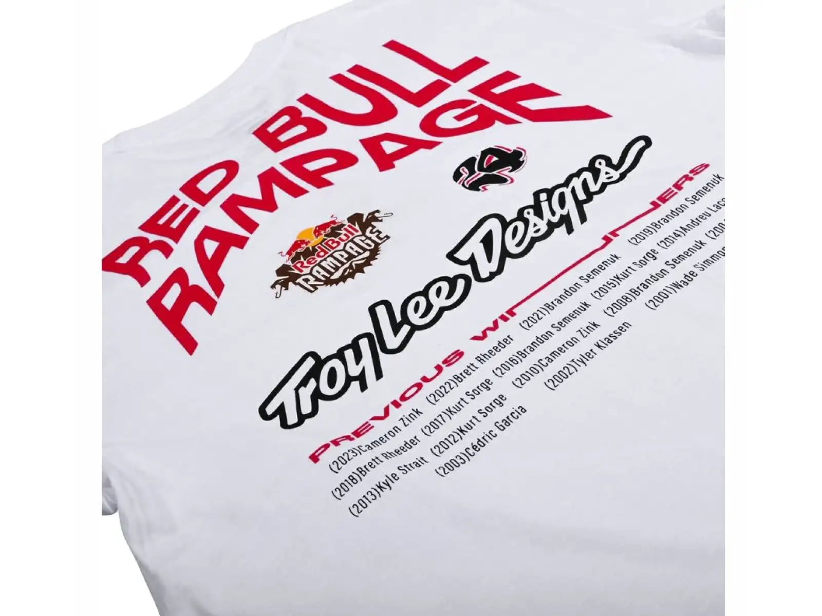 Troy Lee Designs x Red Bull Rampage Mind Melt Herren T-Shirt Kurzarm White
