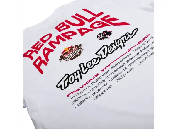 Troy Lee Designs x Red Bull Rampage Mind Melt Herren T-Shirt Kurzarm White
