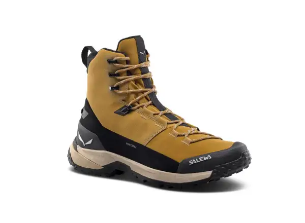 Salewa Puez Winter Mid PTX Herrenschuhe Golden Brown / Schwarz