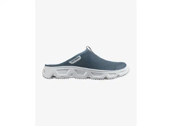 Salomon Reelax Slide 6.0 Herrenpantoffeln Blue Ashes/White/Pearl blue