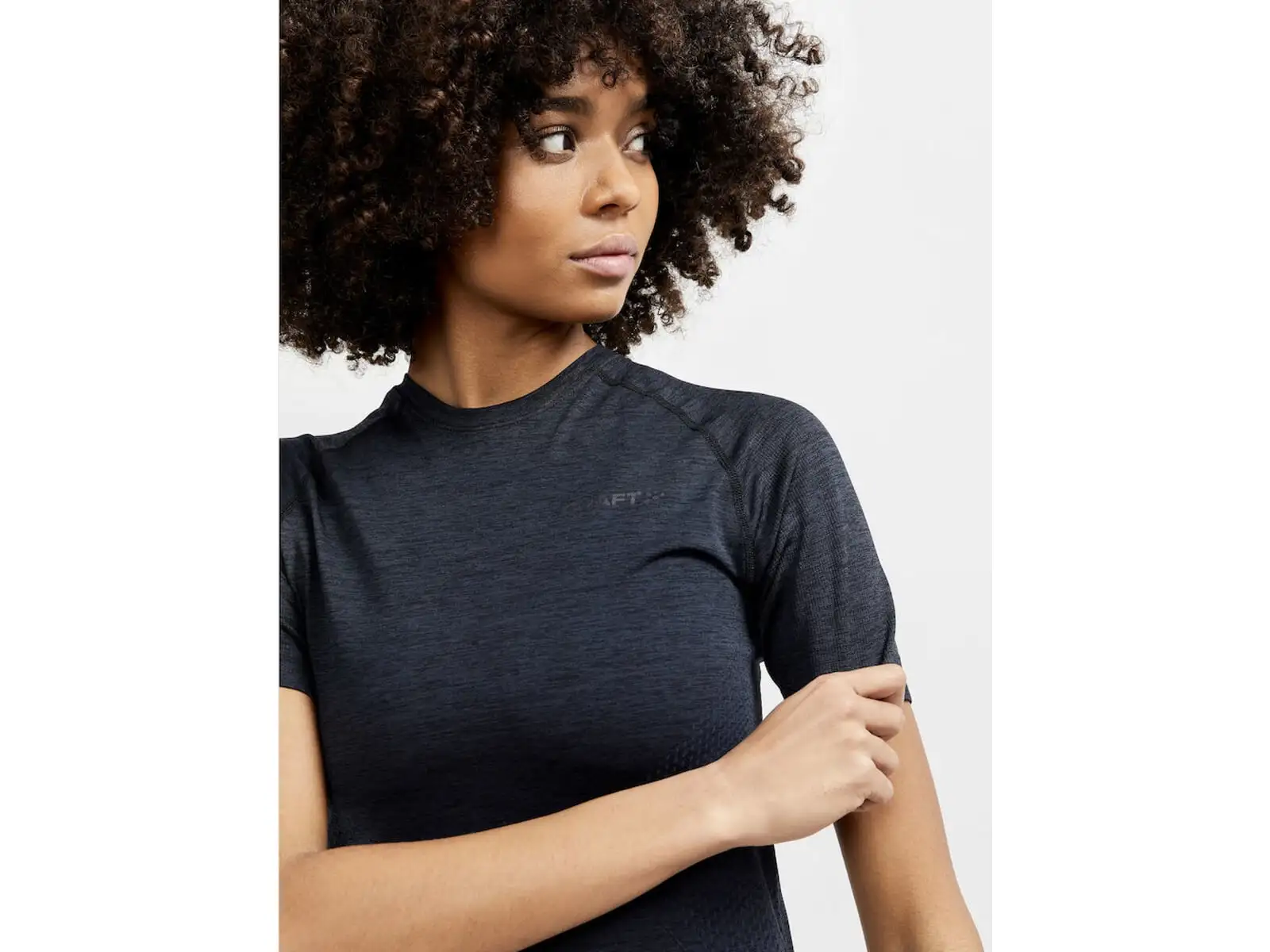 Craft Core Dry Active Comfort Damen T-Shirt Kurzarm black