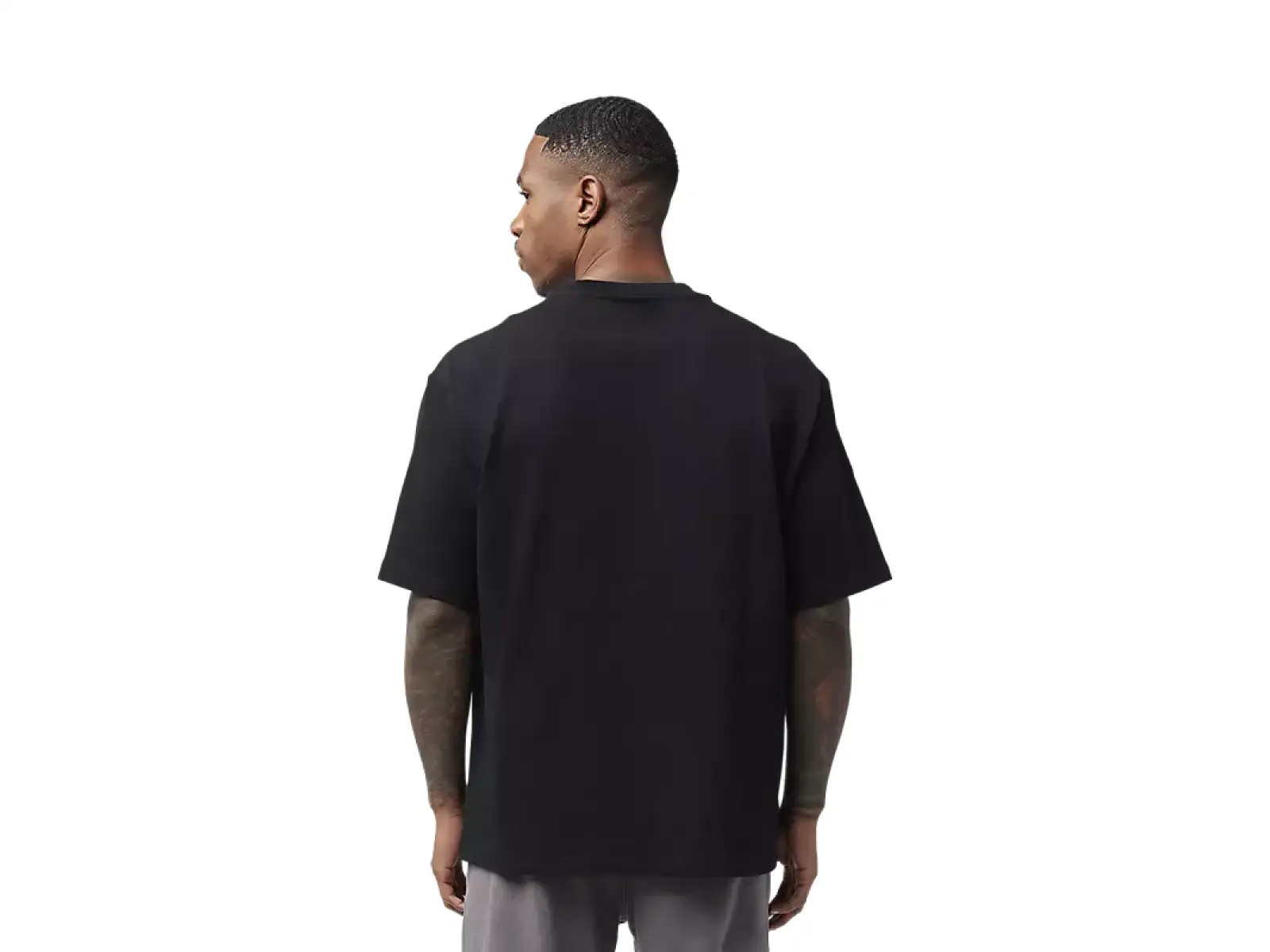 Fox Wordmark Herren-T-Shirt,kurzarm, Schwarz
