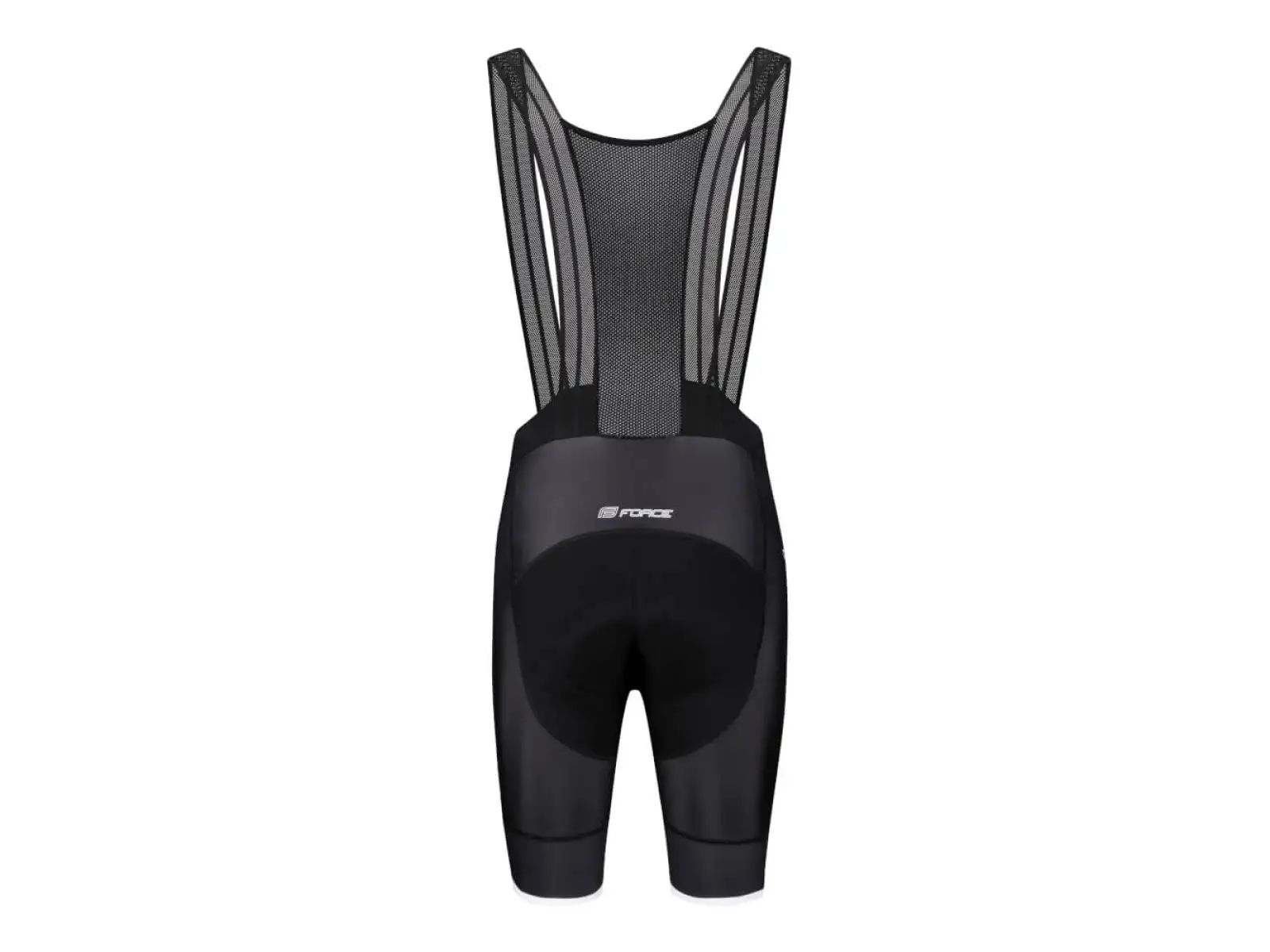 Force Smooth Herren Shorts mit Latz und Einlage Schwarz/Weiß