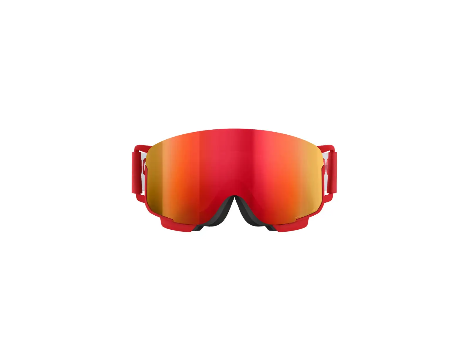 POC Nexal Mid Skibrille Prismane Red/Partly Sunny Red