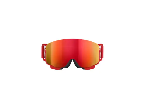 POC Nexal Mid Skibrille Prismane Red/Partly Sunny Red