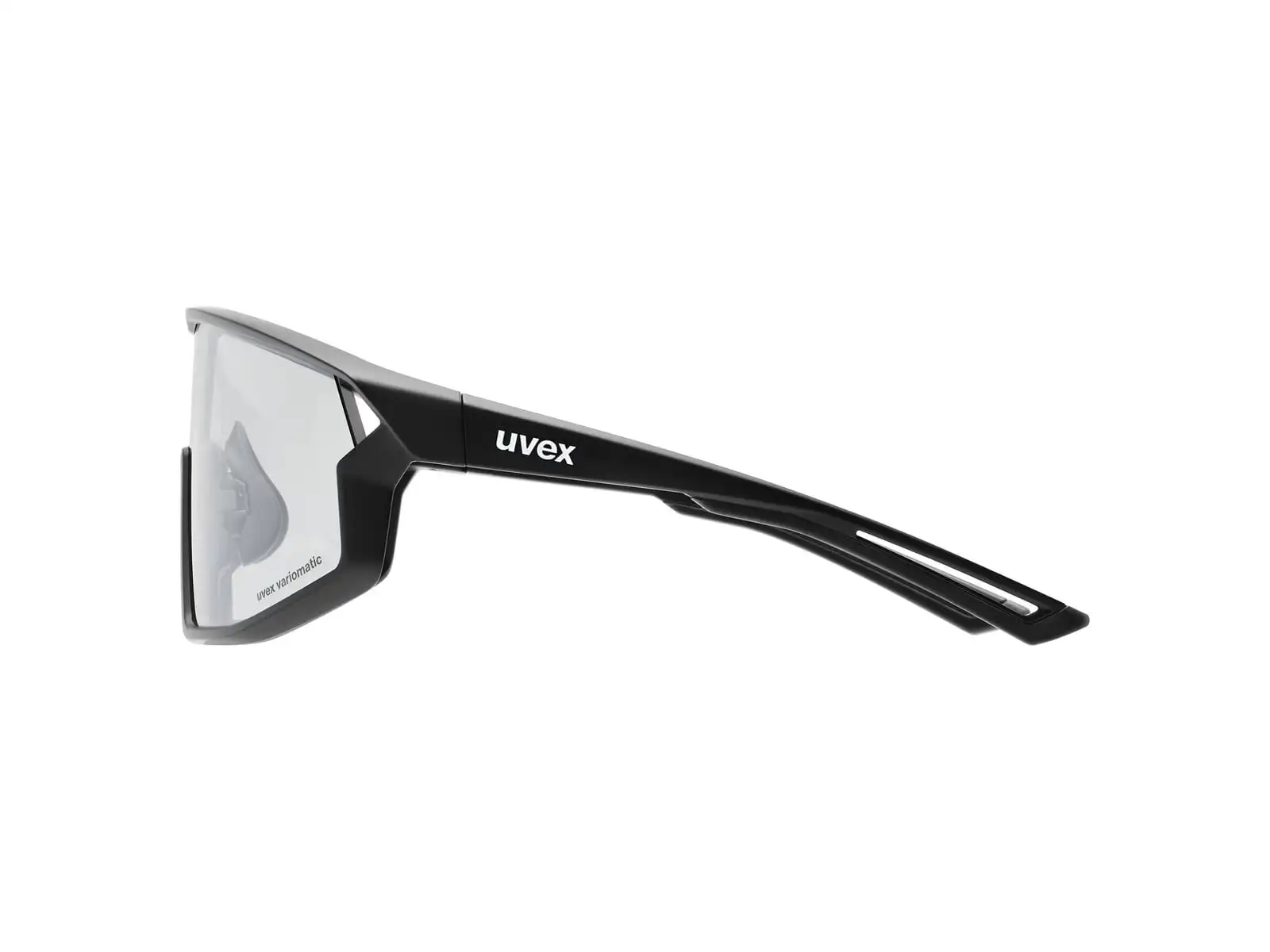 Uvex Skyryse V Sonnenbrille Black Matt/Litemirror Silver