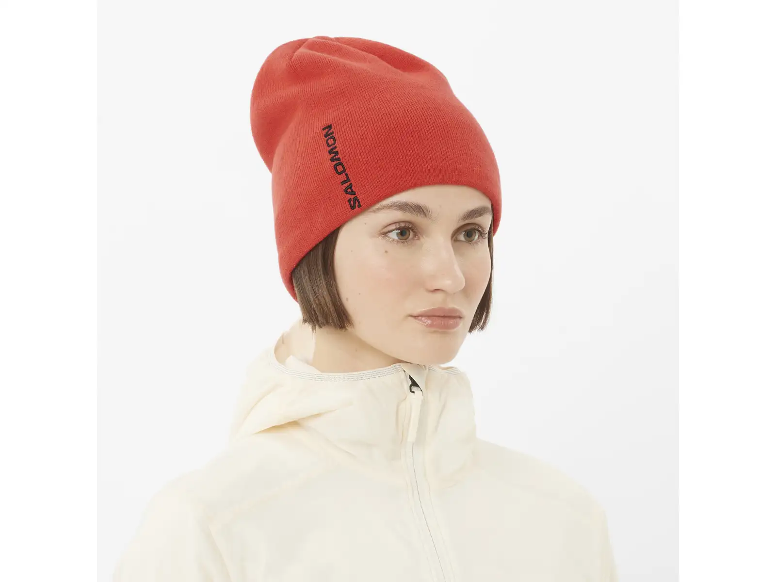 Salomon Graphic Beanie Laufmütze Cherry Tomato